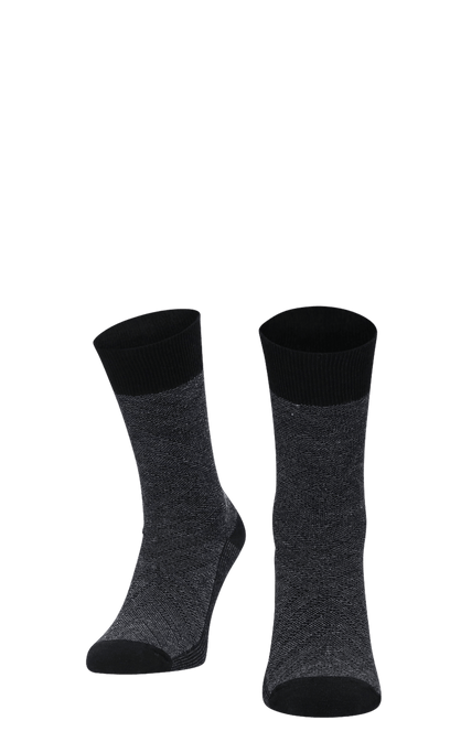 Fiber Optics Herrensocken Black