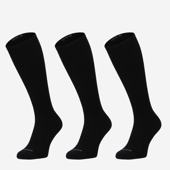 Featherweight Herren Größe 39-43 Kompressionsstrümpfe Black 15-20 mmHg (3-pack)