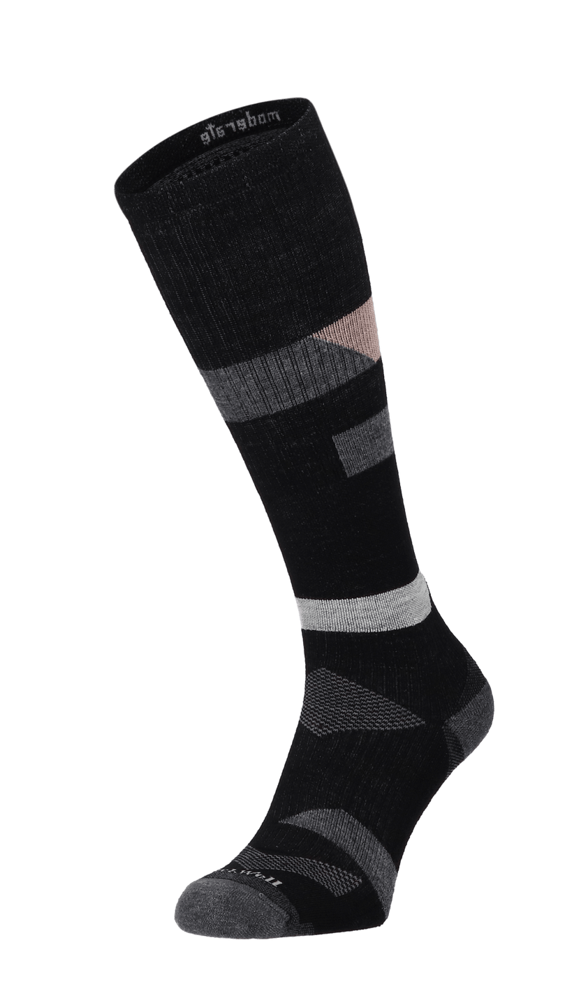 Traverse Damen Sportsocken 15-20 mmHg Black