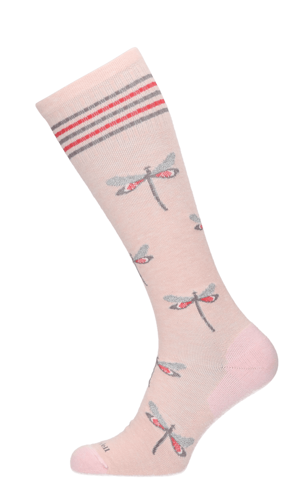 Dragonfly Damen Kompressionsstrümpfe Klasse 1 Rose Shimmer