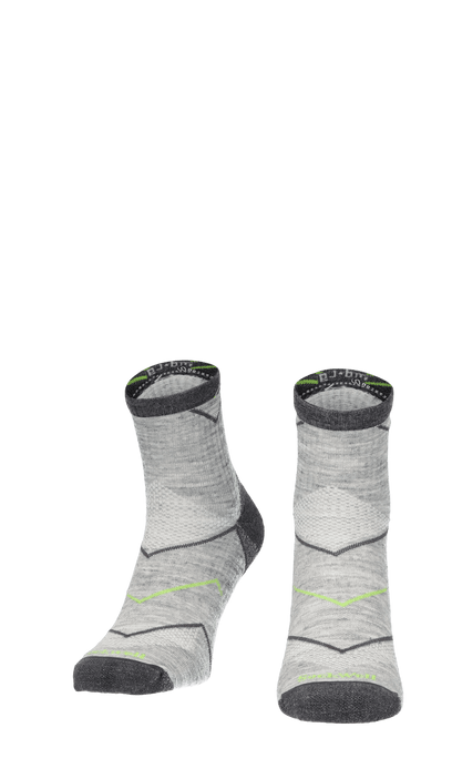 Incline Quarter Herren Sportsocken 15-20 mmHg Grey