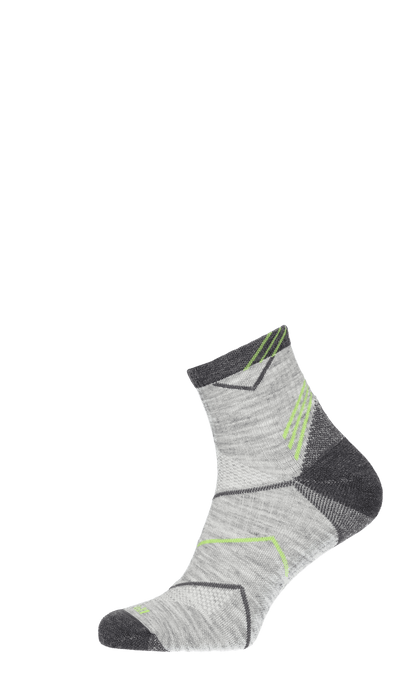 Incline Quarter Herren Sportsocken 15-20 mmHg Grey