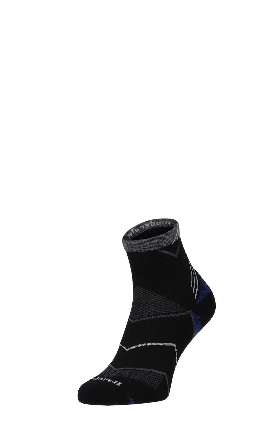 Incline Quarter Herren Sportsocken 15-20 mmHg Black