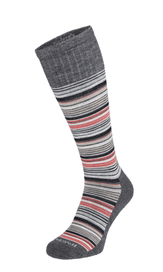 Sunset Stripe Herren Kompressionsstrümpfe 15-20 mmHg Charcoal