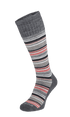 Sunset Stripe Herren Kompressionsstrümpfe 15-20 mmHg Charcoal