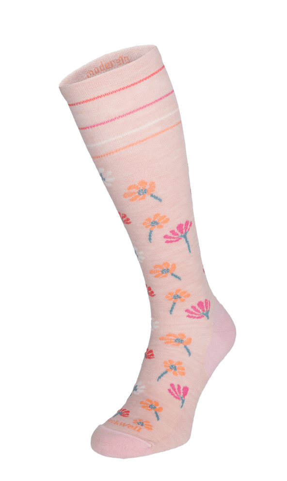Field Flower Damen Kompressionsstrümpfe 15-20 mmHg Rose