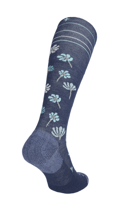 Field Flower Damen Kompressionsstrümpfe 15-20 mmHg Denim