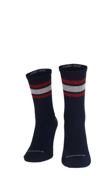 Plantar Ease Retro Herren Socken 20-30 mmHg Navy