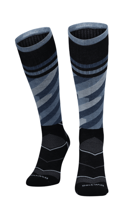 Cyclone II Damen Sportsocken 15-20 mmHg Black