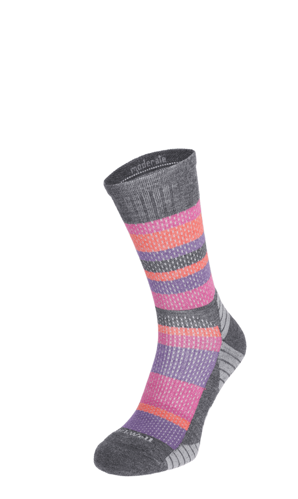 Journey Crew Damen Wandersocken 15-20 mmHg Charcoal