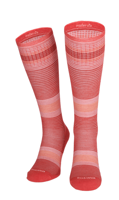 Cadence Damen Sportsocken 15-20 mmHg Poppy