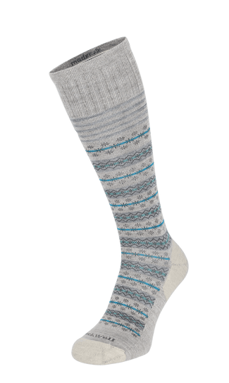 Mini Fairisle Damen Kompressionsstrümpfe 15-20 mmHg Black