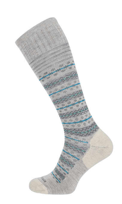 Mini Fairisle Damen Kompressionsstrümpfe 15-20 mmHg Black