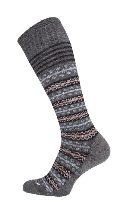 Mini Fairisle Damen Kompressionsstrümpfe 15-20 mmHg Charcoal