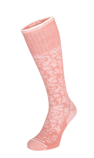 Damask Damen Kompressionsstrümpfe 15-20 mmHg Pink Clay