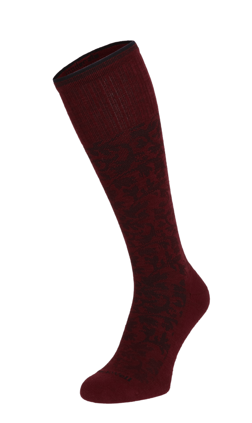 Damask Damen Kompressionsstrümpfe 15-20 mmHg Cranberry