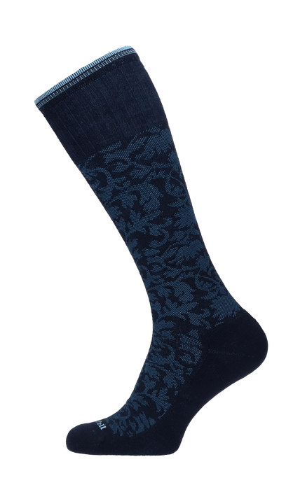 Damask Damen Kompressionsstrümpfe 15-20 mmHg Navy