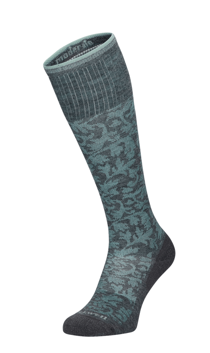 Damask Damen Kompressionsstrümpfe 15-20 mmHg Charcoal