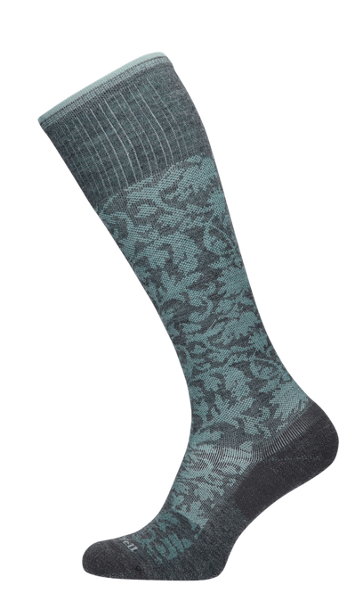 Damask Damen Kompressionsstrümpfe 15-20 mmHg Charcoal
