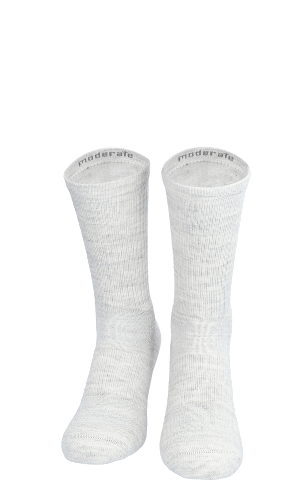 Walk About Crew Damen Wandersocken 15-20 mmHg Ash