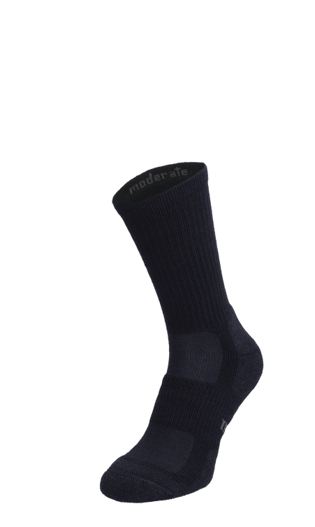 Walk About Crew Damen Wandersocken 15-20 mmHg Black