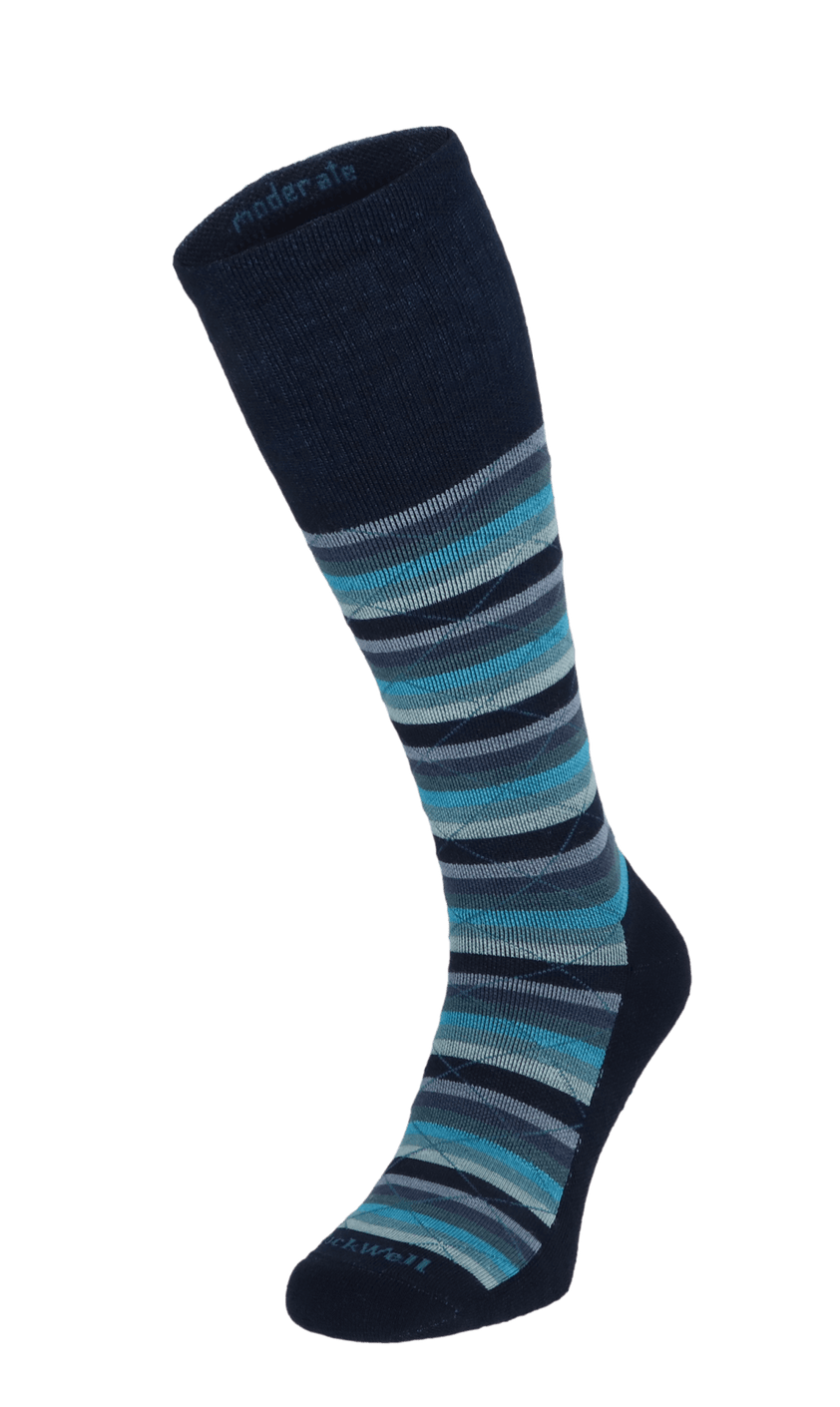 Full Array Damen Kompressionsstrümpfe 15-20 mmHg Navy
