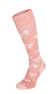Bows Damen Kompressionsstrümpfe 15-20 mmHg Pink Clay