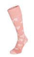Bows Damen Kompressionsstrümpfe 15-20 mmHg Pink Clay