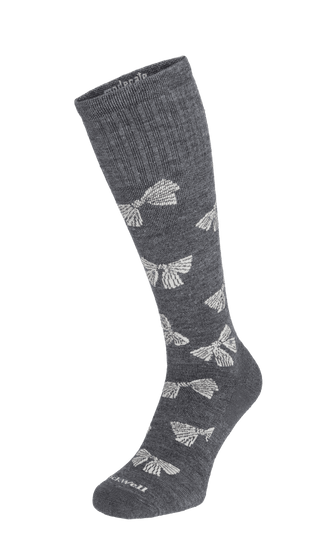 Bows Damen Kompressionsstrümpfe 15-20 mmHg Charcoal