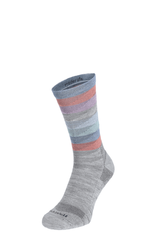 Peaks Damen Wandersocken 15-20 mmHg Light Grey
