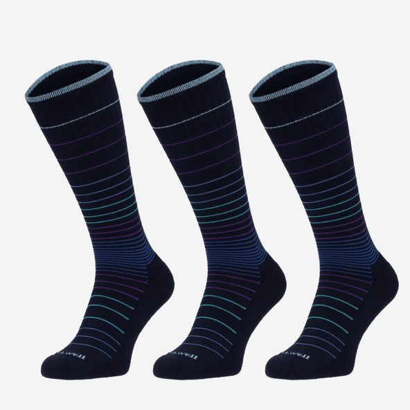 Circulator Damen Größe 39-43 Kompressionsstrümpfe Navy 15-20 mmHg (3-pack)