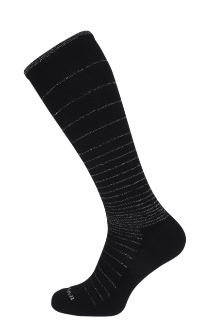 Circulator Damen Kompressionsstrümpfe 15-20 mmHg Black Sparkle
