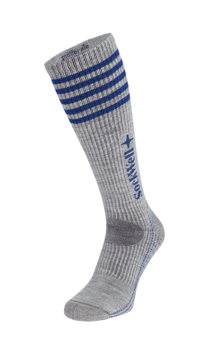 Run Club Herren Sportsocken 15-20 mmHg Light Grey