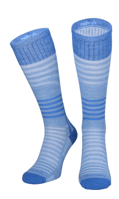 Track & Field Damen Kompressionsstrümpfe 15-20 mmHg Cornflower