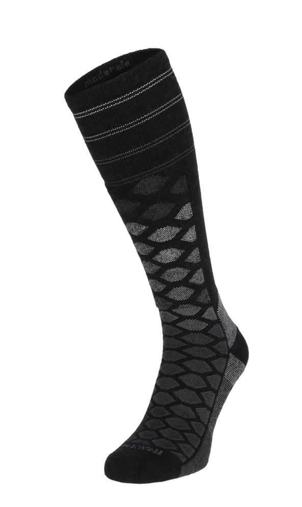 The Edge Medium Herren Skisocken 15-20 mmHg Black