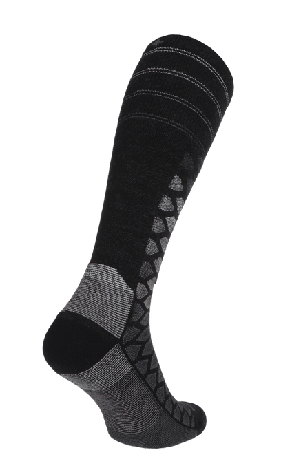 The Edge Medium Herren Skisocken 15-20 mmHg Black