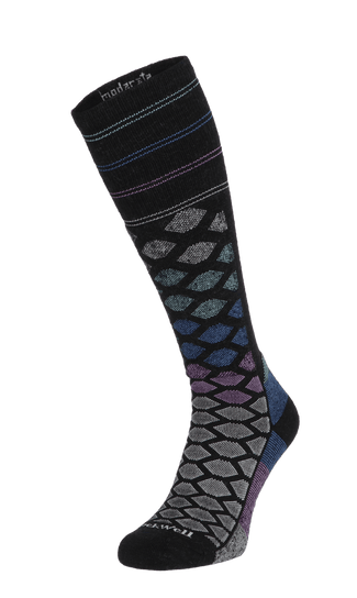 The Edge Medium Damen Skisocken 15-20 mmHg Black