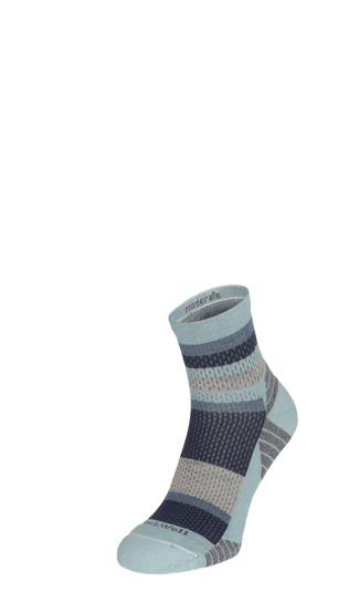 Journey Quarter Damen Wandersocken 15-20 mmHg Chambray