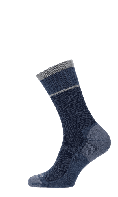 Plantar Cush Crew Herren Socken 20-30 mmHg Denim