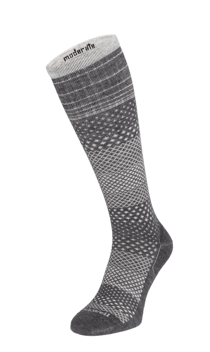 Micro Grade Damen Kompressionsstrümpfe 15-20 mmHg Charcoal