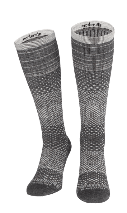 Micro Grade Damen Kompressionsstrümpfe 15-20 mmHg Charcoal