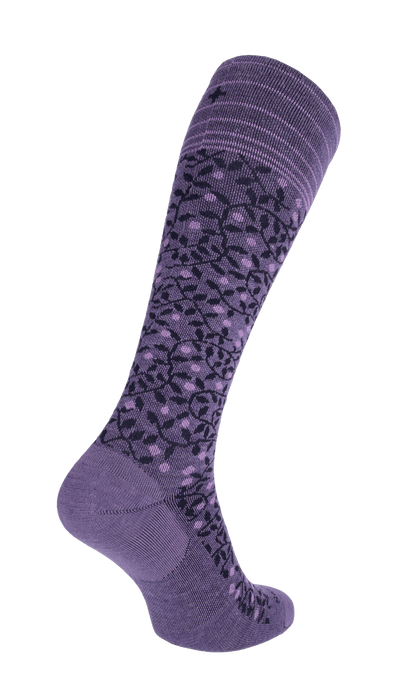 New Leaf Damen Kompressionsstrümpfe 20-30 mmHg Plum