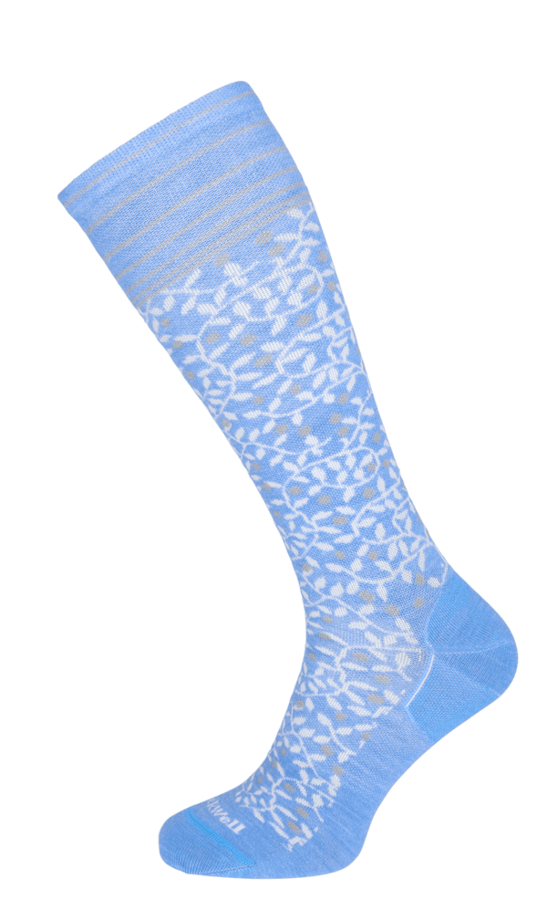 New Leaf Damen Kompressionsstrümpfe 20-30 mmHg Cornflower