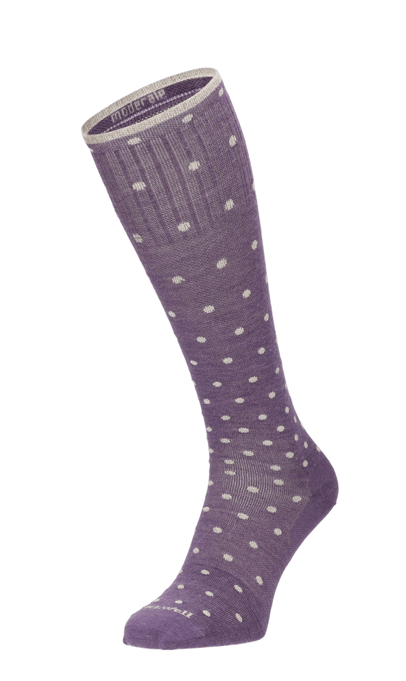 On The Spot Damen Kompressionsstrümpfe 15-20 mmHg Plum Sparkle