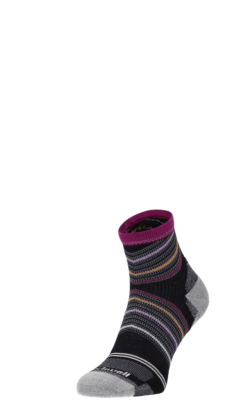 Pacer Quarter Damen Sportsocken 20-30 mmHg Black