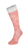 Full Floral Damen Kompressionsstrümpfe 15-20 mmHg Pink Clay