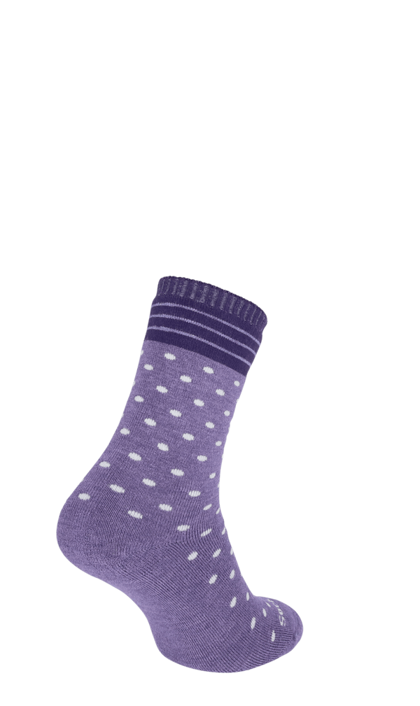 Plush Damen Diabetikersocken Plum