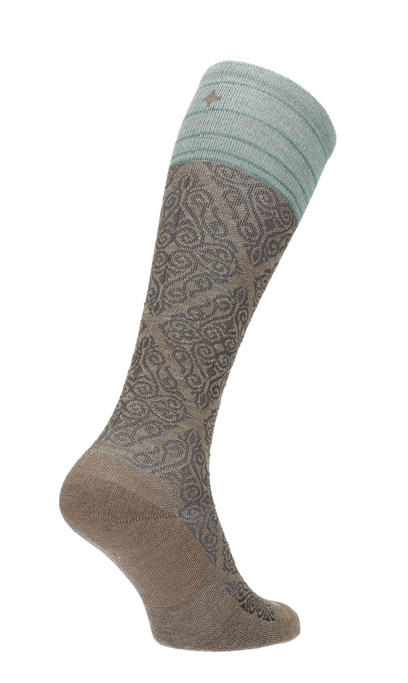 The Raj Damen Kompressionsstrümpfe 20-30 mmHg Khaki