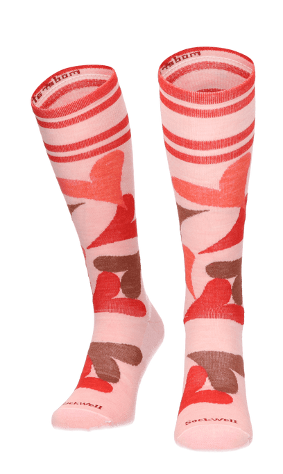 Love Lots Damen Kompressionsstrümpfe 15-20 mmHg Rose
