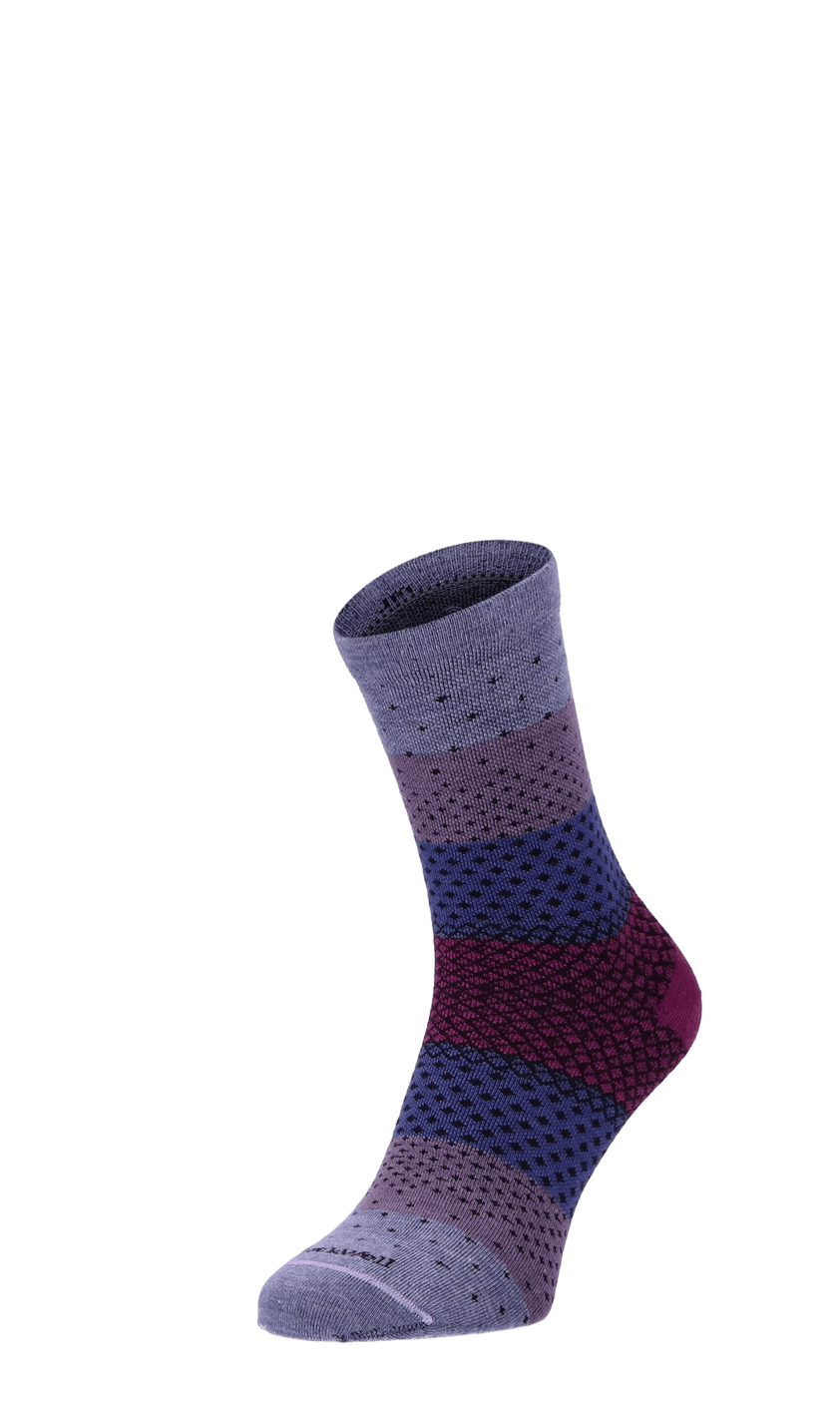 Plantar Ease Crew Damen Socken 20-30 mmHg Lilac